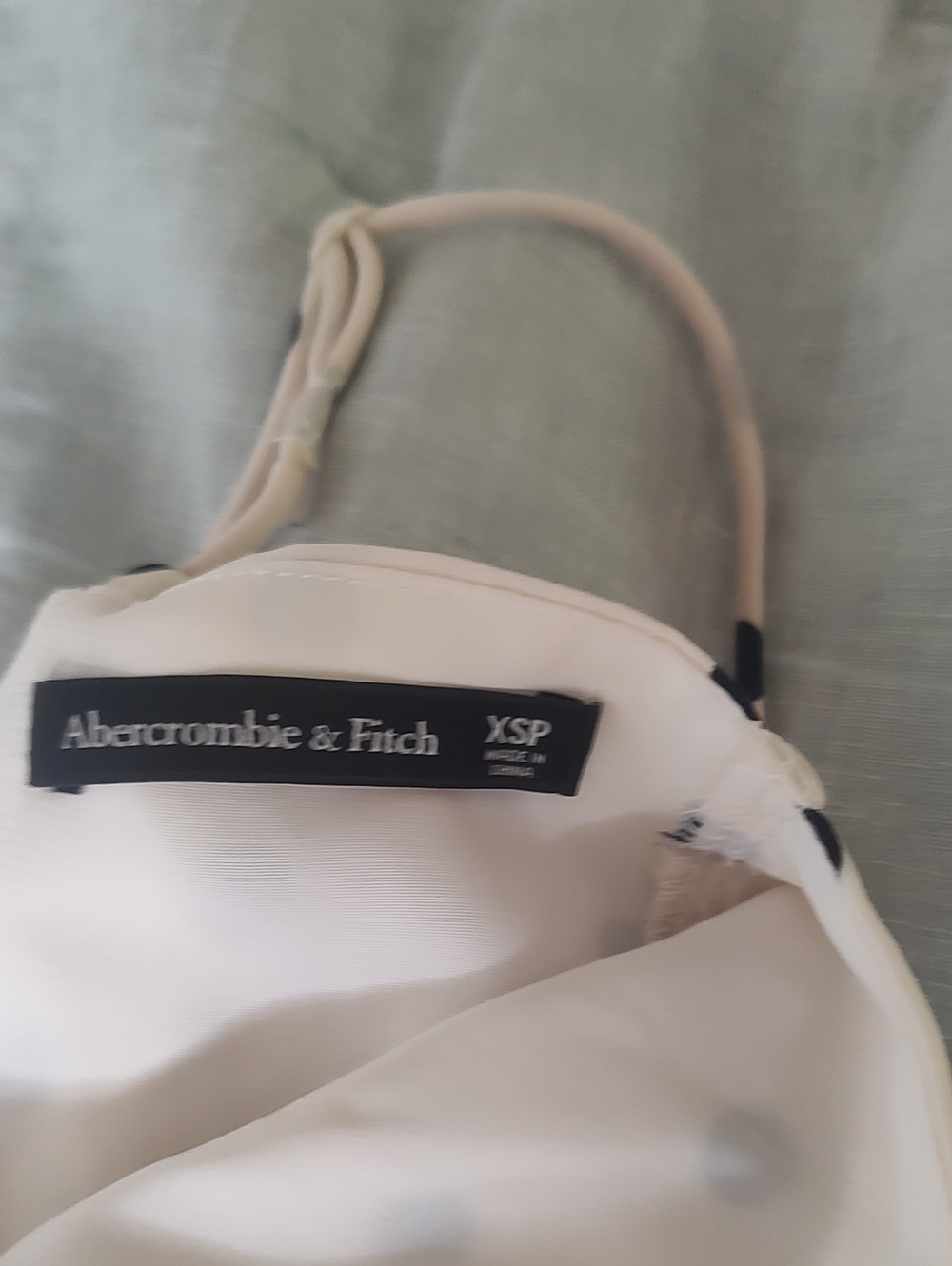 Abercrombie & Fitch Cream Midi Dress